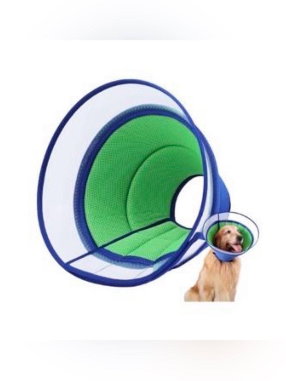 Soft Dog Cone Collar for Dogs, Elizabethan Dog Cone Alternative, Breathable Dog